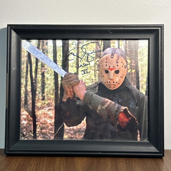 Other - CJ GRAHAM Signed 8x10 PHOTO Jason Lives Friday the 13th Pt 6 Autographed